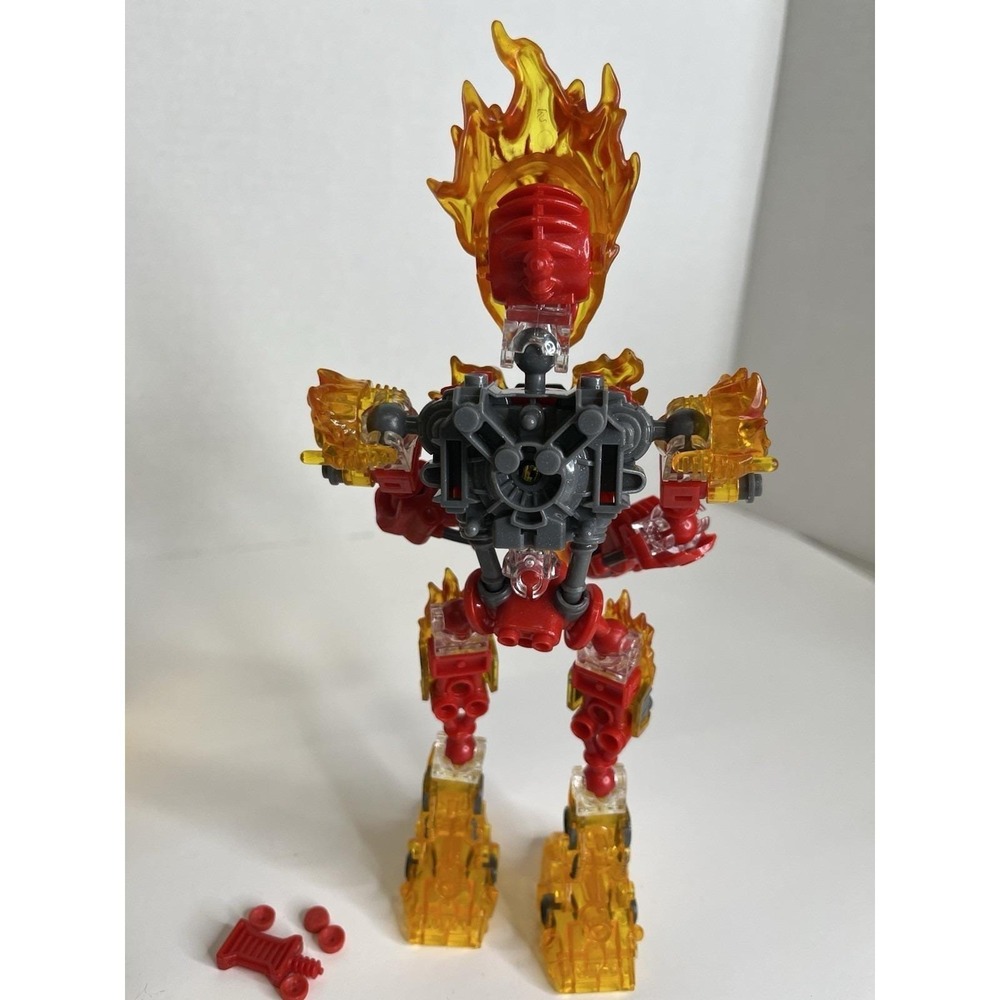2005 Mega Bloks Super Tech Heroes HUMAN‎ TORCH #1918 PRE-OWNED - Picture 3 of 5